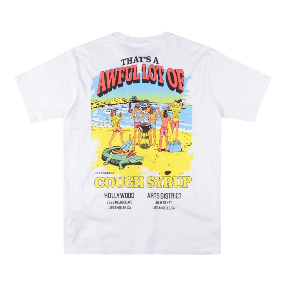 That’s A Awful Lot Of Cough Syrup Surf Shop Graphic T-Shirt Back view