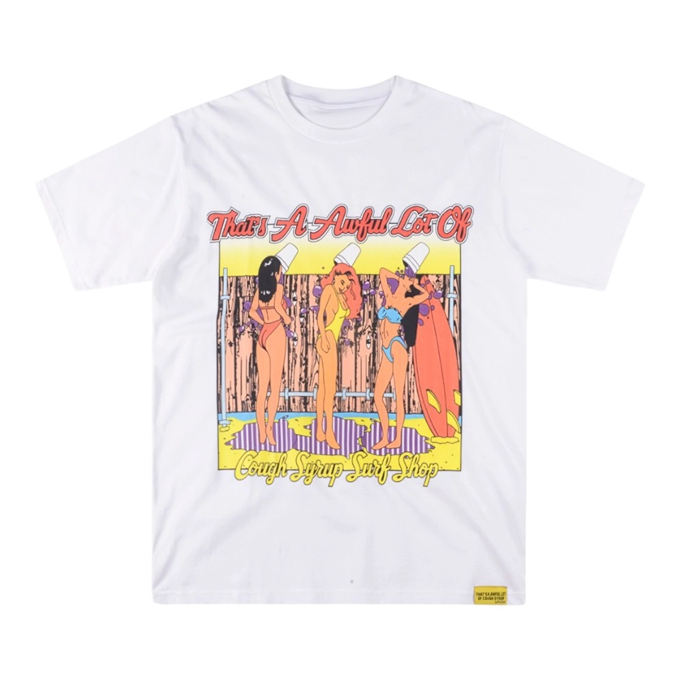 That’s A Awful Lot Of Cough Syrup Surf Shop Graphic T-Shirt Front view