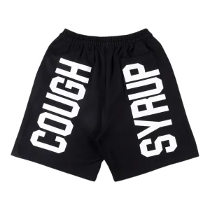 That’s A Awful Lot Of Cough Syrup Vertical Logo Sweat Shorts White Back view