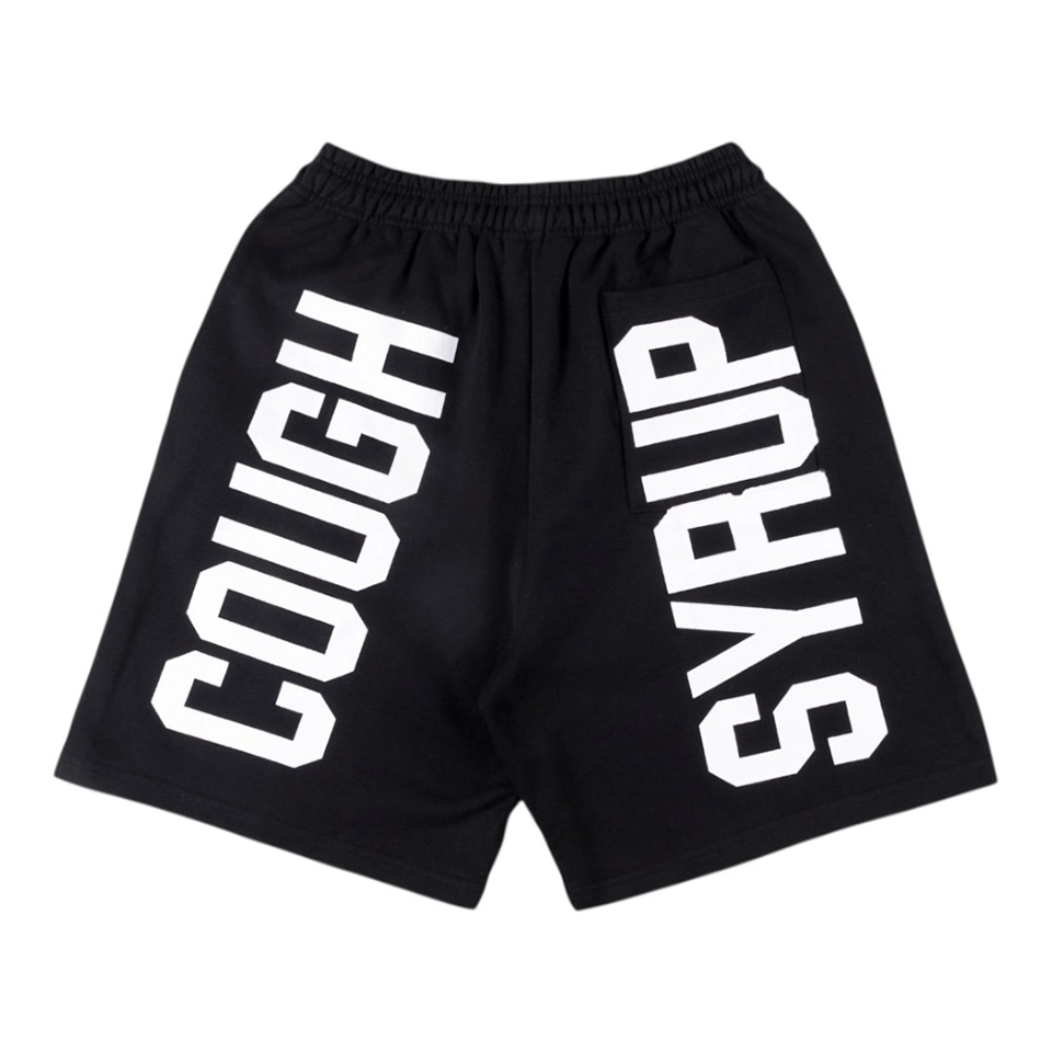That’s A Awful Lot Of Cough Syrup Vertical Logo Sweat Shorts White Back view