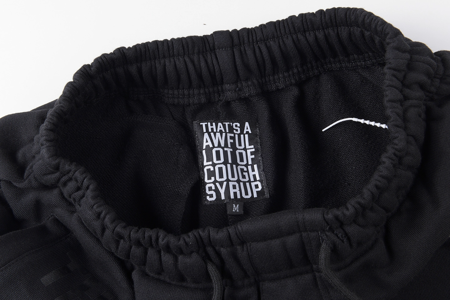 That’s A Awful Lot Of Cough Syrup Vertical Logo Sweat Shorts3