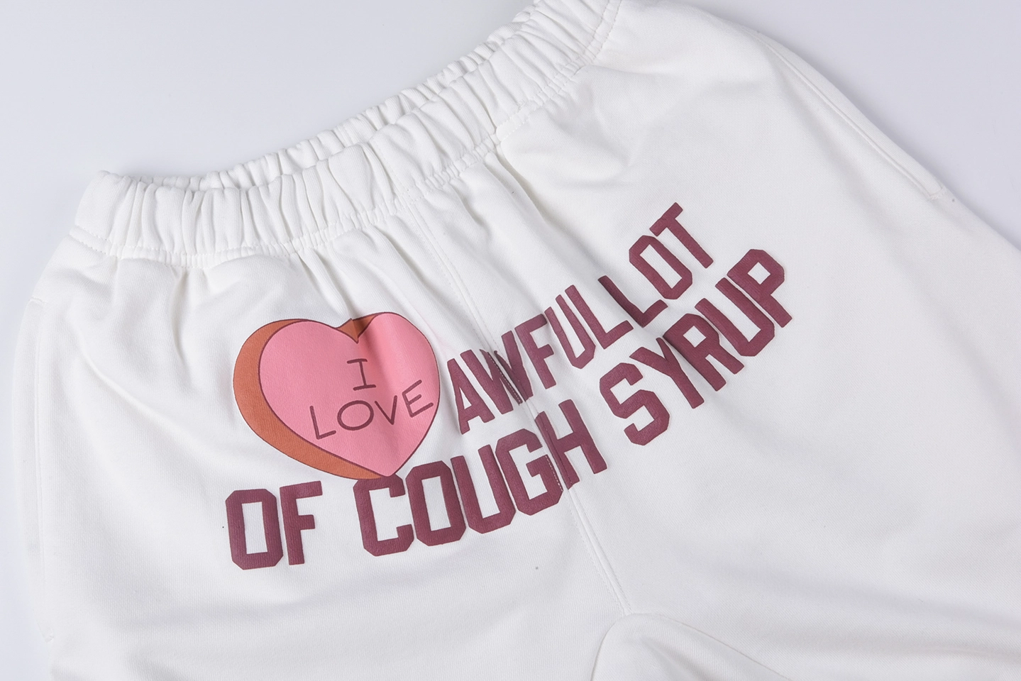 That’s A Awful Lot of Cough Syrup Heart Graphic Sweatpants9