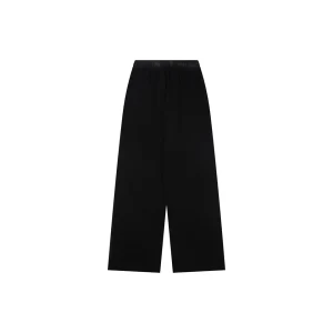 We11done Distressed 11 Logo Printed Wide Leg Pants Back view