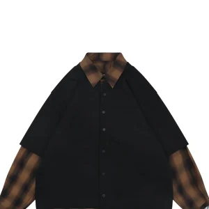 We11done Layered Plaid Shirt