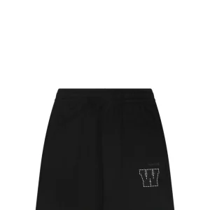 We11done Pearl M Logo Printed Wide Leg Pants