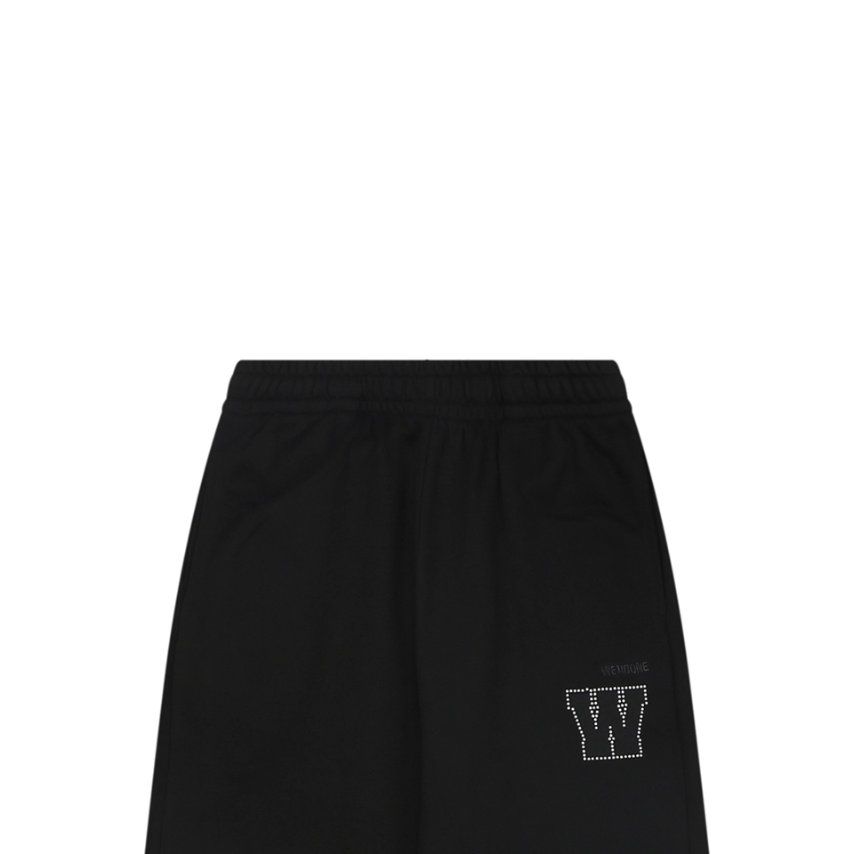 We11done Pearl M Logo Printed Wide Leg Pants
