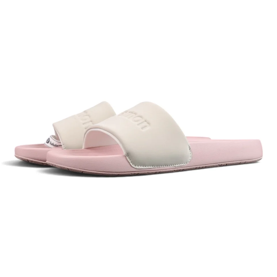 lululemon Restfeel Slide Graphic 'Pink White'