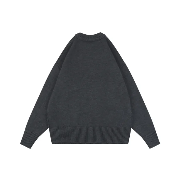 AMI Paris Ami de Coeur Intarsia Oversized Crewneck Sweater Back view