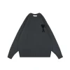AMI Paris Ami de Coeur Intarsia Oversized Crewneck Sweater