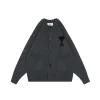 AMI Paris Ami de Coeur Intarsia Oversized Knit Cardigan
