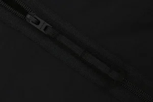 Acne Studios 1996 Embroidered Oversized Track Jacket Black Zipper puller