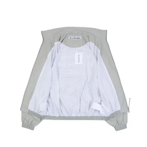 Acne Studios 1996 Embroidered Oversized Track Jacket Grey Lining