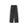 Adidas 3-Stripes Panel Wide-Leg Denim Pants (Grey/Blue/Black)