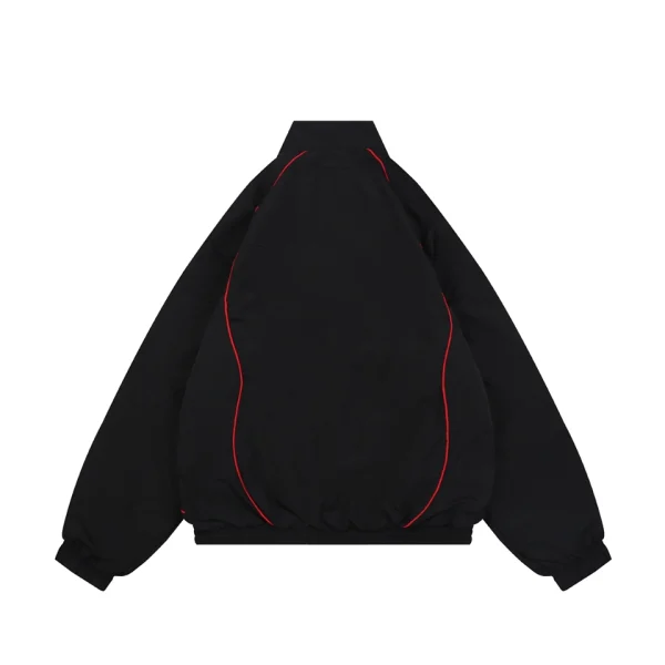 Adidas Originals Reversible Plaid Track Jacket Black Front side back view