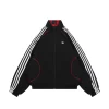 Adidas Originals Reversible Plaid Track Jacket (Black/Navy)