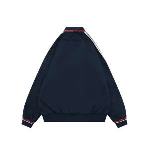 Adidas Originals Trefoil 3-Stripes Colorblock Track Jacket Navy Back view