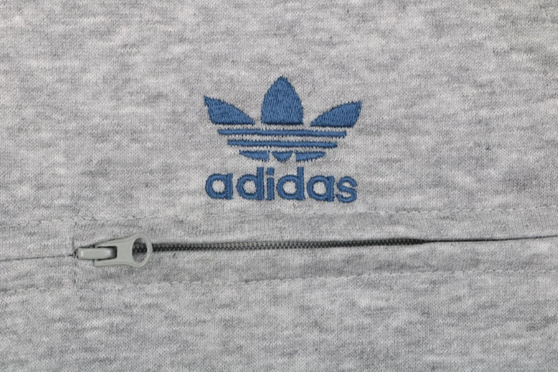 Adidas Originals Trefoil 3-Stripes High Neck Track Jacket Grey Brand