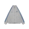 Adidas Originals Trefoil 3-Stripes High Neck Track Jacket (Grey/White/Black)