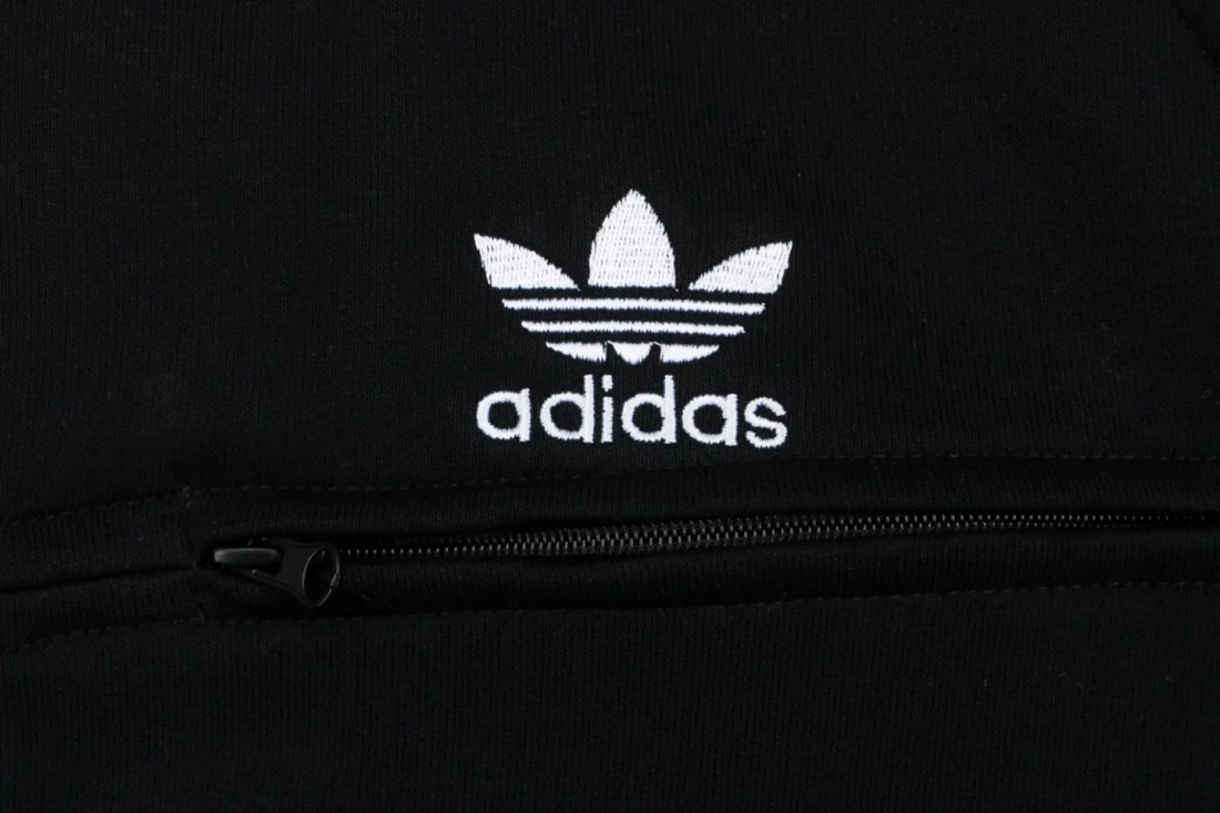 Adidas Originals Trefoil 3-Stripes High Neck Track Jacket Black Brand