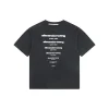 Alexander Wang Graduated Logo Print Washed T-Shirt (Black/White)