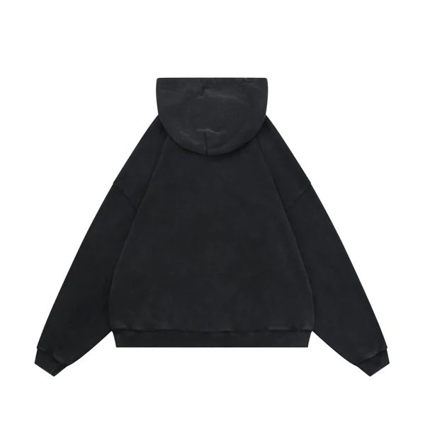 Balenciaga Distressed Double B Logo Hoodie Back view