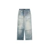 Balenciaga Faded Light Blue Wide-Leg Jeans