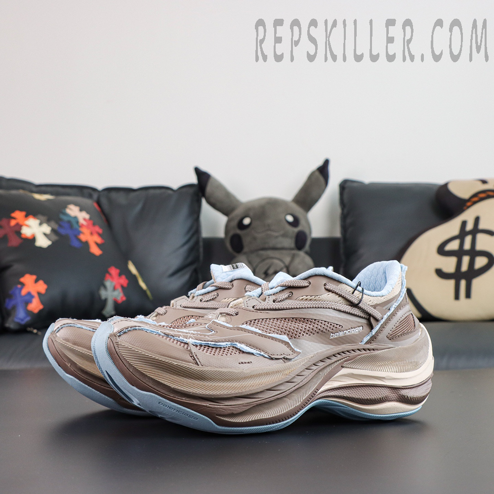 Balenciaga Jet Sneaker 'Brown/Blue'