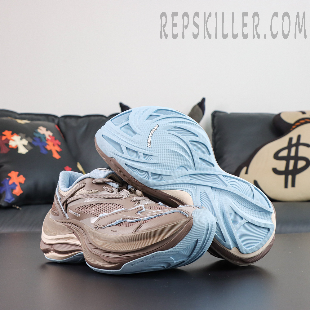 Balenciaga Jet Sneaker 'Brown/Blue'