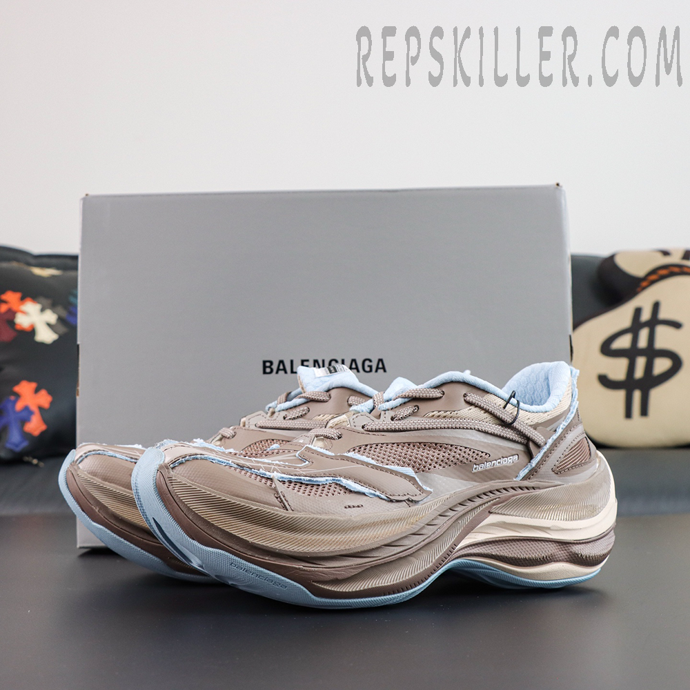 Balenciaga Jet Sneaker 'Brown/Blue'