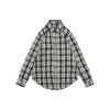 Blcg Paris Logo Pocket Black & White Plaid Shirt