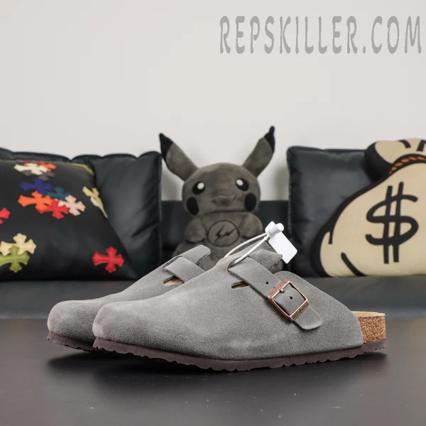 Birkenstock Boston Soft Footbed Suede 'Pure Sage'