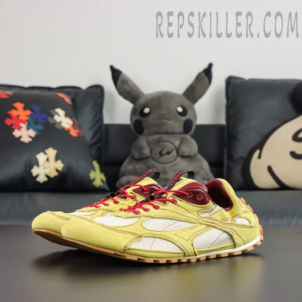Bottega Veneta Orbit Flash Sneaker 'Limone/ dark apple candy/tufo'
