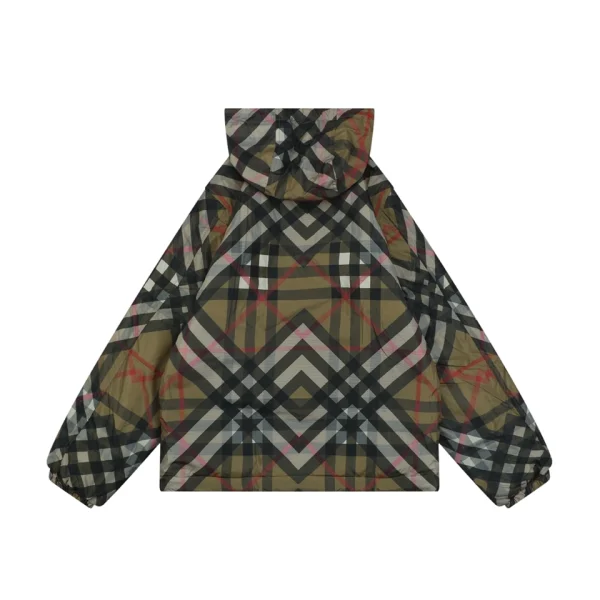 Burberry Check Hooded Jacket Back view