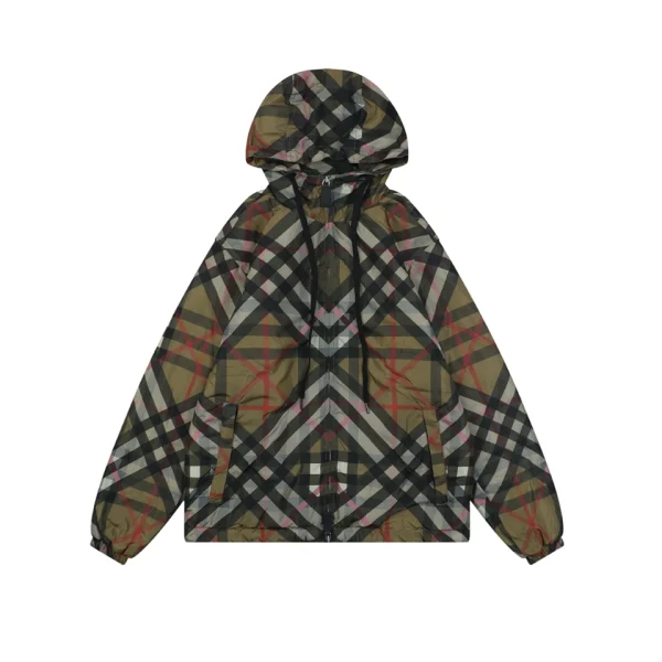Burberry Check Hooded Jacket Front view