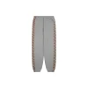 Burberry Check Stripe Sweatpants (Grey/Black)