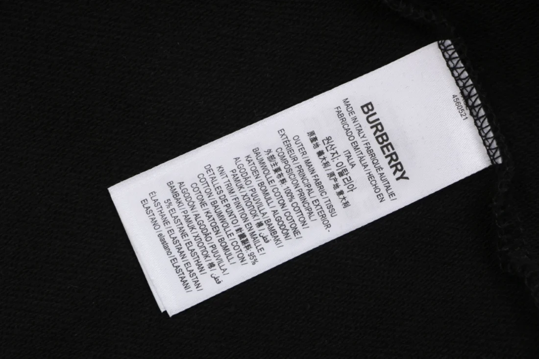 Burberry Equestrian Knight Embroidered Zip-Up Hoodie Black Wash label