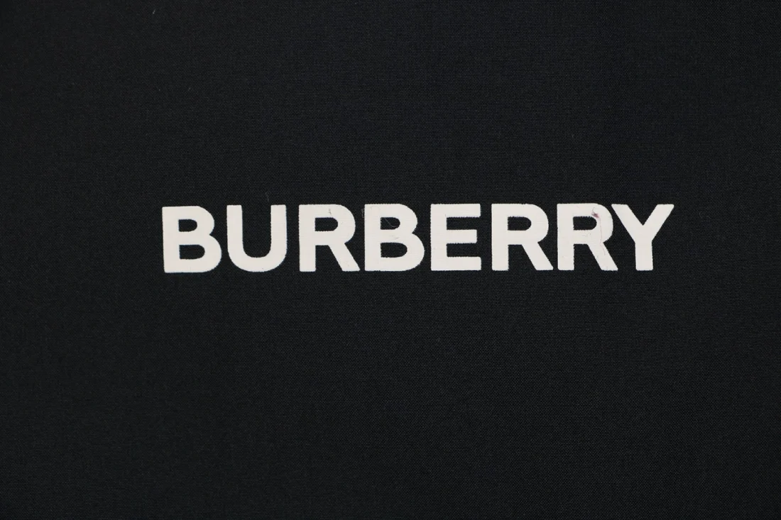 Burberry Logo Hooded Zip-Up Jacket Brand Print