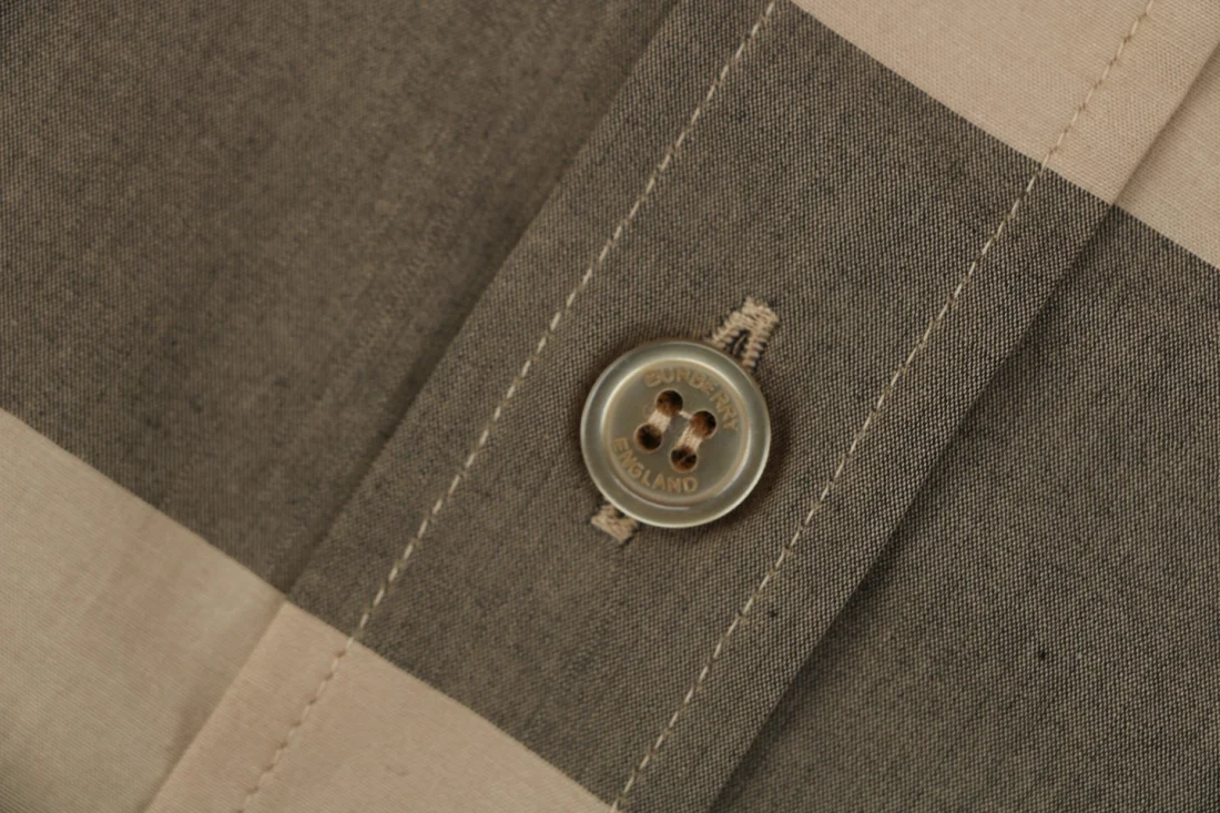 BBry Oversized Check Shirt (Brown/Navy)