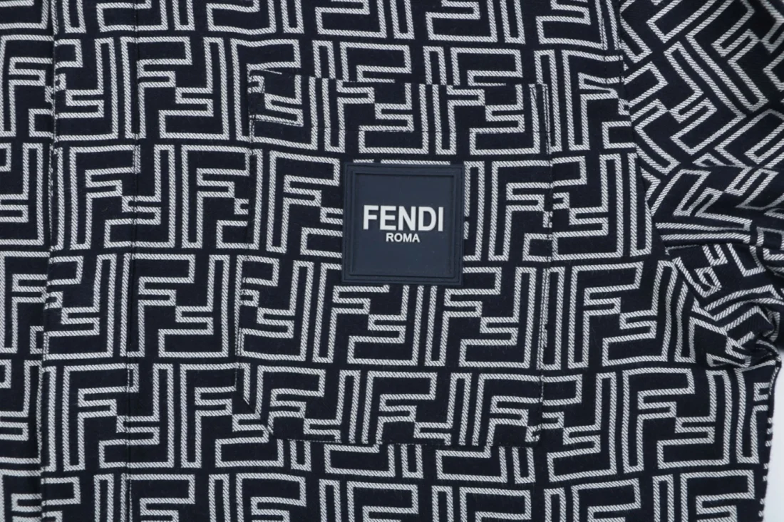 Fendi FF Monogram All-Over Jacket Brand label