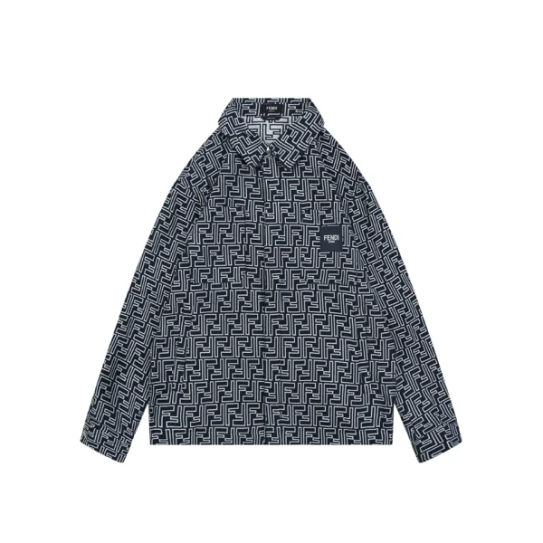 Fendi FF Monogram All-Over Jacket Front view