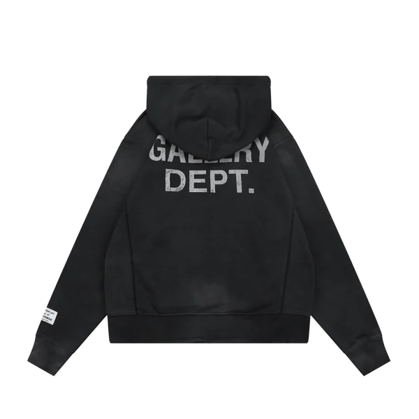 Gallery Dept Red Dot Paint Splatter Vintage Logo Hoodie Back view