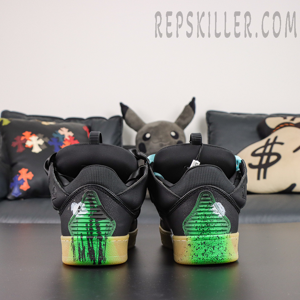 Gallery Dept. x Lanvin Curb Sneakers 'Paint Drip - Black'6.jpg