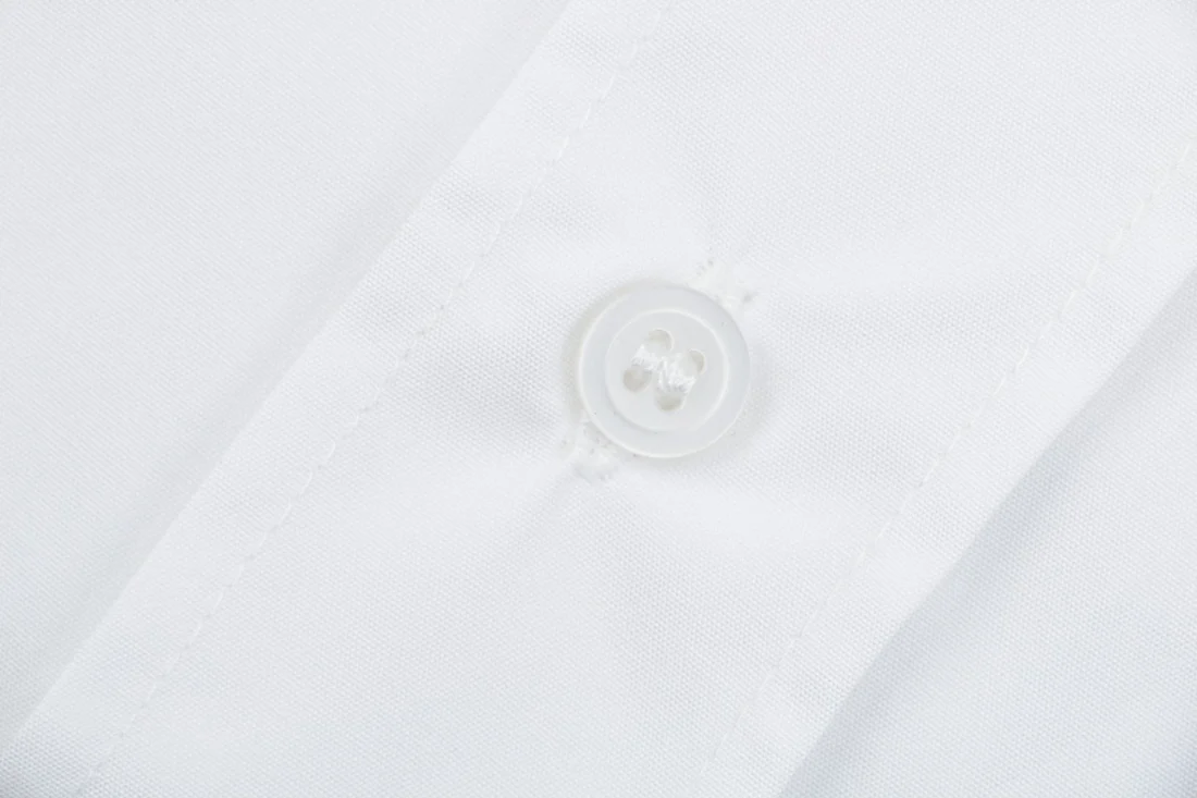 Loe Anagram Embroidered Pocket Oversized Shirt Button