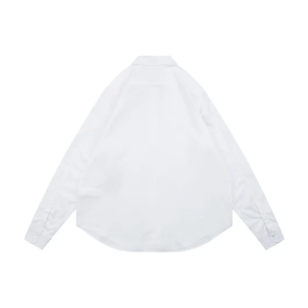 Loe Anagram Embroidered Pocket Oversized Shirt Back view