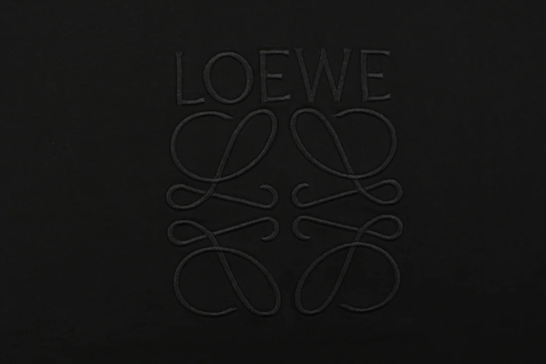 Loewe Anagram Logo Embroidered Shirt Black Brand