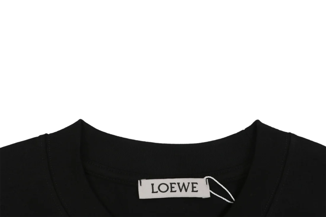 Loewe ON Logo Print Oversized Shirt Collar