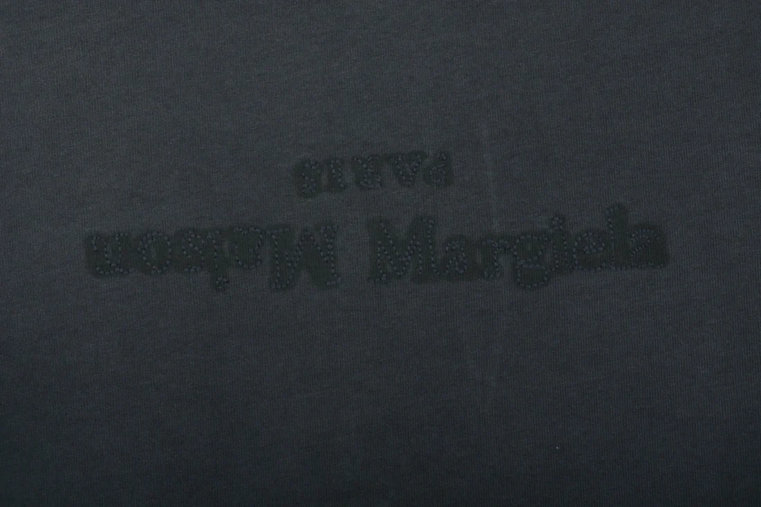 Maison Margiela Reverse Logo Embroidered Washed T-Shirt Brand
