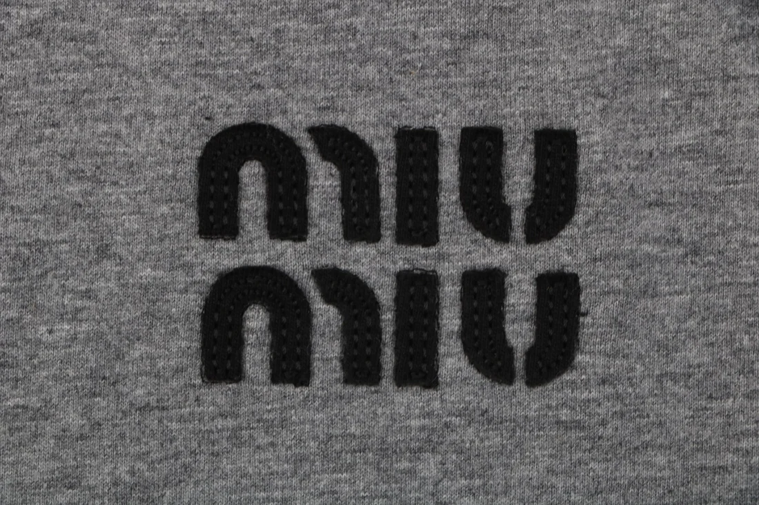 Miu Miu Contrast Collar Logo Shirt Brand