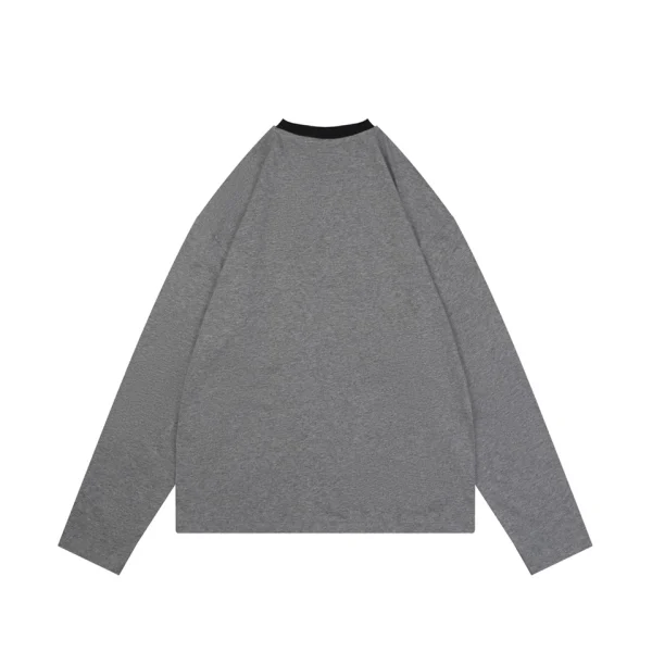 Miu Miu Contrast Collar Logo Shirt Back view