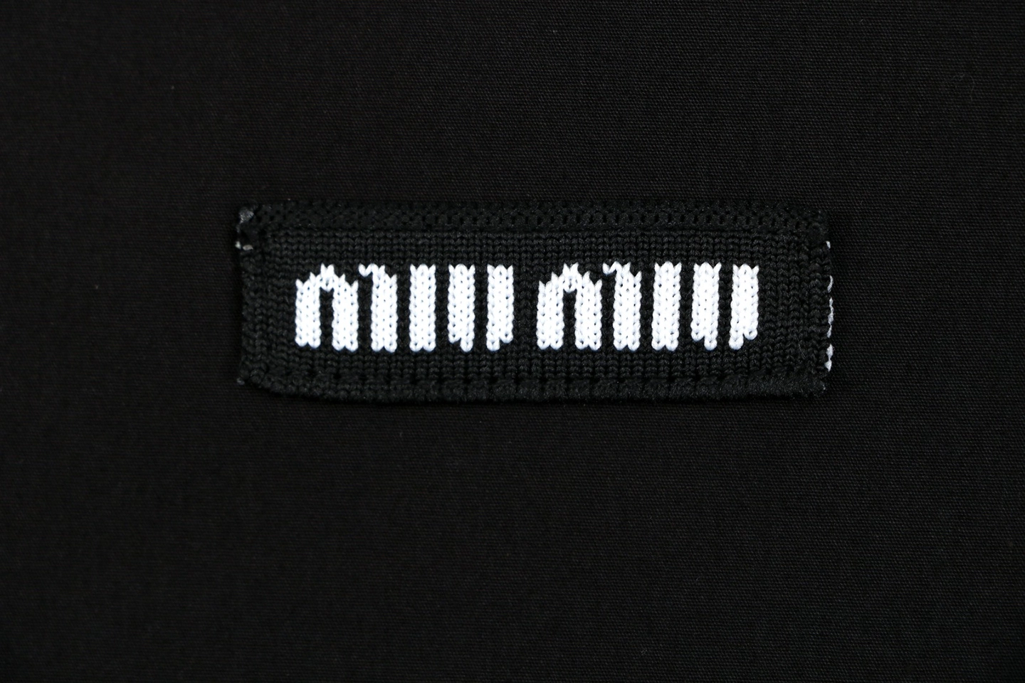 Miu Miu Logo Patch Relaxed Shirt9.jpeg